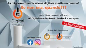 NC Digital Awards 2020, Premio Facebook e Instagram: ultimi giorni per partecipare. Le iscrizioni chiudono il 7 settembre. Scopri le aziende in giuria e metti alla prova i tuoi progetti