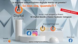 NC Digital Awards 2020, Premio Facebook e Instagram: scopri la nuova edizione online, ancora più innovativa con la tipologia Comunicazione digitale in lockdown. Iscrizioni aperte fino al 31 luglio