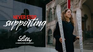 Lilly con Next Different dedica a Marta Bassino "Never Stop Supporting" una storia di resilienza, community e ripartenza