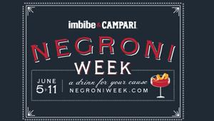Torna la Negroni Week, l'iniziativa benefica mondiale promossa da Campari