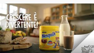 Nesquik in Tv con la nuova campagna e online con una Digital Promo. Firma McCann Worldgroup