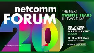 Netcomm Forum 2025: "The Next 20 Years in 2 Days" torna l’evento di riferimento per il futuro del commercio digitale. Il 15 e 16 aprile a Milano
