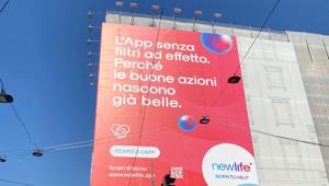 Campagna multicanale per il lancio dell'app Newlife