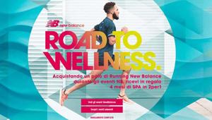 'Road to Wellness', al via la nuova promozione New Balance firmata TLC Marketing