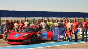 Nice scende in pista con Giancarlo Fisichella