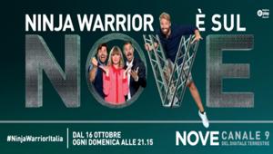 Discovery: campagna stampa, outdoor, radio e web per il lancio di Ninja Warrior sul canale Nove