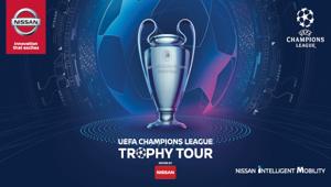 Nissan guida il nuovo Uefa Champions League Trophy Tour