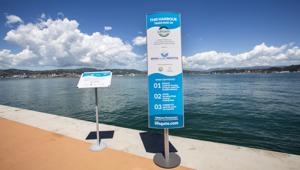 Nivea concretizza il suo impegno a favore del clima e nell'ambito dell'iniziativa "Nivea Mare Protetto" installa il primo seabin a Portovenere