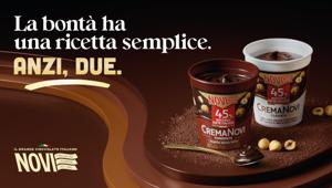 Crema Novi Fondente in tv con la creatività di BRV7
