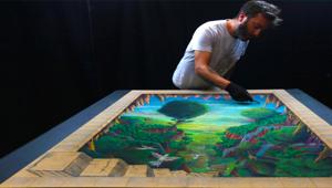 Dalle piazze ai social con la 3D street art per raccontare l’impegno di Novartis contro la cecità evitabile