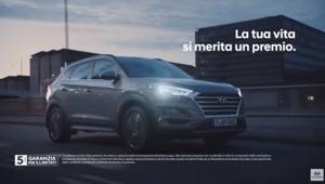 Con la nuova Hyundai Tucson 'la tua vita si merita un premio'. Campagna di Innocean Worldwide Italy