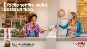 Nutella sceglie Ogilvy per la nuova campagna Biscuits “È facile sentirsi vicini: basta un tubo!”