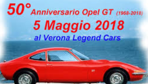Opel GT festeggia 50 anni con l'evento 'Opel Fans Italy' al Salone Verona Legend Cars