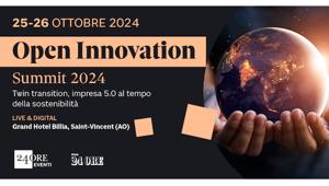 Open Innovation Summit 2024: innovazione, tecnologia e sostenibilità i pilastri dell’economia del futuro. 25 e 26 ottobre a Saint Vincent (AO)
