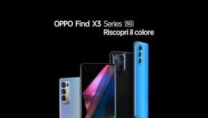 Al via la campagna OPPO "Riscopri il Colore" per il lancio dei nuovi smartphone Find X3 Series. Creatività affidata a Sun-TIMES