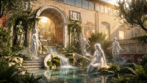 IED Roma firma "EGERIA": l'installazione digitale interattiva illumina il Gazometro per Videocittà Watercult 2026