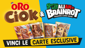Oro Ciok stringe una partnership con Skifidol tra collezionismo e gaming: al via la campagna integrata firmata Leo, Mambo e Starcom