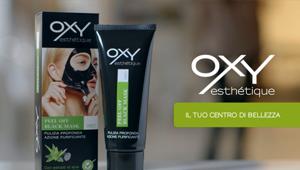 Oxy Estètique torna in tv con Black Mask e Bubble Mask