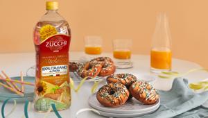 Oleificio Zucchi e Giorgia Polo raccontano le avventure di Giraghiotto a caccia di dolci di Carnevale