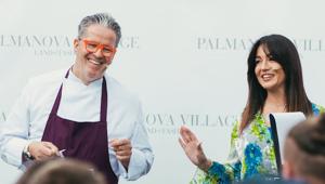 Ernst Knam al Palmanova Village  con PM2 che firma i grandi eventi primaverili del Villaggio dello shopping