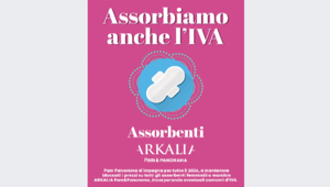 Pam Panorama blocca il prezzo degli assorbenti femminili della linea Arkalia e supporta l'iniziativa con una campagna di comunicazione