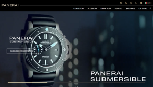 Panerai rinnova il sito e lancia l'e-commerce per l'Europa