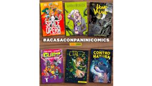 A casa con Panini Comics: oltre 60 volumi di autori italiani disponibili in digitale gratuitamente e a prezzo scontato fino al 3 aprile
