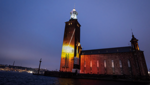 Panasonic supporta la cerimonia dei premi Nobel di Stoccolma con uno spettacolare mapping