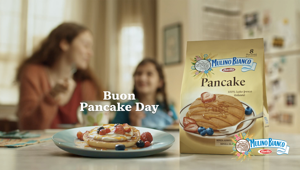 Mulino Bianco festeggia il Pancake Day con un nuovo film e una campagna social. Firma Publicis Italia.