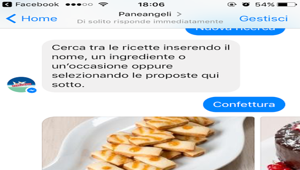 Paneangeli lancia il primo chatbot italiano dedicato alle ricette. Il progetto porta la firma di Ubiquity