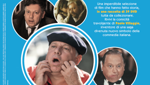 Corriere dello Sport-Stadio, Tuttosport e TV Sorrisi e Canzoni insieme celebrano Paolo Villaggio portando in edicola la sua filmografia. A supporto del lancio adv su stampa, digital, tv e radio