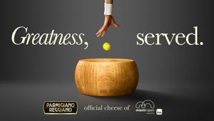 Parmigiano Reggiano sponsor ufficiale del Miami Open 2025. Al via la campagna firmata da VML Italy