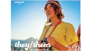 They/Them: il nuovo film di Patagonia su Lor Sabourin esplora il tema dell'identità e dell'outdoor. La première europea si è tenuta il 30 settembre a BASE Milano in una serata il cui ricavato è stato devoluto a Pride Sport Milano