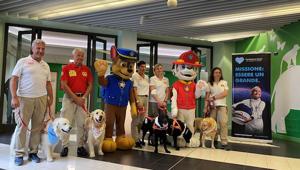 I PAW Patrol hanno festeggiato il loro decimo compleanno con i piccoli pazienti dell’Ospedale dei bambini Vittore Buzzi