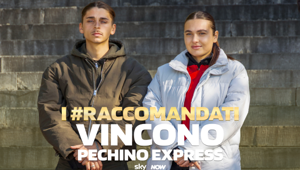 Pechino Express: Chanel Totti e Filippo Laurino vincono la finale da 456mila spettatori e il 2,2% di share Pechino Express: Chanel Totti e Filippo Laurino vincono la finale da 456mila spettatori e il 2,2% di share
