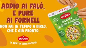 Pedon lancia la campagna “Non fai in tempo a dirlo che è già pronto” per i piatti Pronti. Firma Child The Agency
