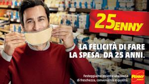 Penny Market festeggia 25 anni. In programma una campagna integrata firmata The Big Now (incarico a seguito di gara). In programma anche eventi e animazioni in store