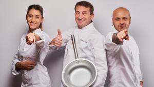 Pentole Agnelli in tv con Alessandro Di Pietro per 'Nonna super Chef'