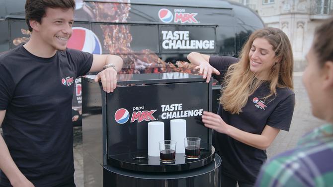 Pepsi MAX Taste Challenge Ambassador shot