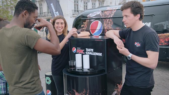 Pepsi MAX Taste Challenge Hero shot