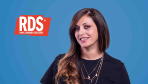 Petra Loreggian alla conduzione dell'opening ceremony dei Mondiali di sci Cortina 2021. RDS è la radio partner dell'evento sportivo