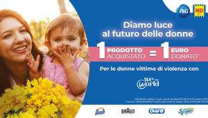 "Diamo luce al futuro delle donne”: P&G si schiera al fianco di WeWorld in una campagna per le donne vittime di violenza