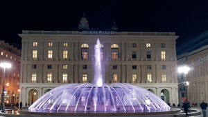 Aster riqualifica gli spazi urbani con l'illuminazione pubblica e scenografica della fontana di piazza Ferrari