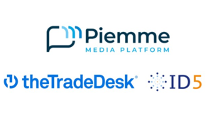 Piemme utilizza la nuova tecnologia di identity integrata proposta da ID5 e The Trade Desk per aumentare l’addressability