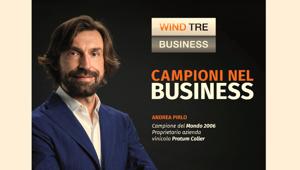 Wind Tre Business sponsor de ‘La Notte del Maestro’, serata-evento dedicata ad Andrea Pirlo