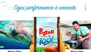 Pizzoli Iodì comunica le sue qualità con Expansion Group e il campione di nuoto Marco Orsi