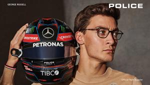 Police Eyewear arriva sugli schermi della metro di Milano. Protagonisti Lewis Hamilton e George Russel