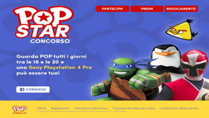 Partito il concorso Watch & Win sul canale kids POP