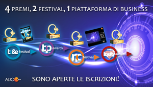 Aperte le iscrizioni a BC&E Awards, Brand Loyalty e agli NC Awards 2021 che diventano un Festival. Nascono i Brand Purpose Awards. 4 premi, due festival e una piattaforma di business dove si incontrano aziende e agenzie