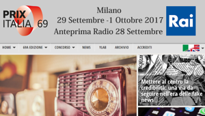 Prix Italia, la 69esima edizione in programma a Milano dal 29 settembre al 1 ottobre